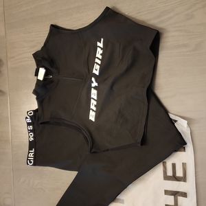 Active wear set | sports bra and leggings